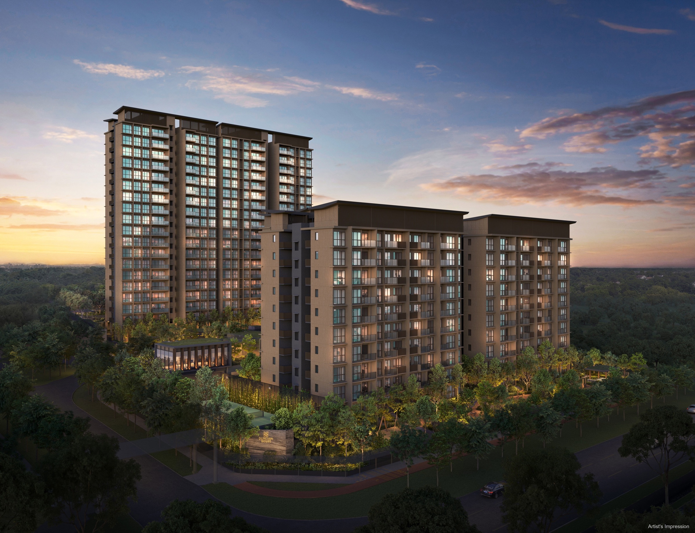 Dunearn House — A first-mover address in the new Turf City precinct.